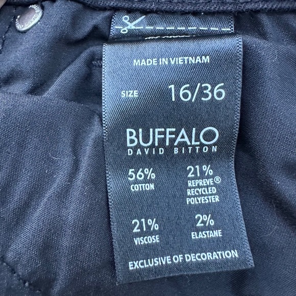 ❌SOLD❌Buffalo David Bitton Alyssa High Rise‎ Straight Leg Stretch Denim Jeans Sz - Picture 11 of 16